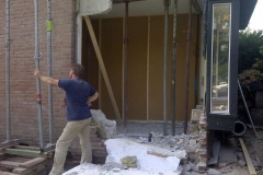 Even een tussentijdse controle i.v.m scheurvorming. Nee... alles staat er netjes bij